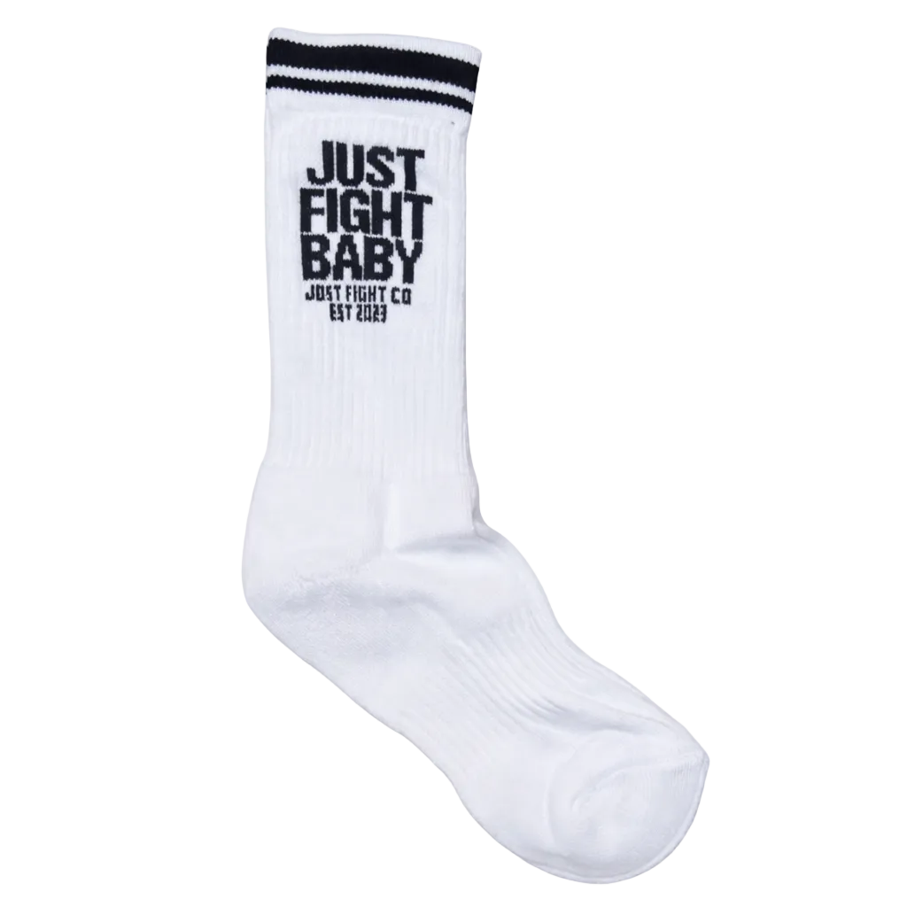 Just Fight Baby Crew Socks