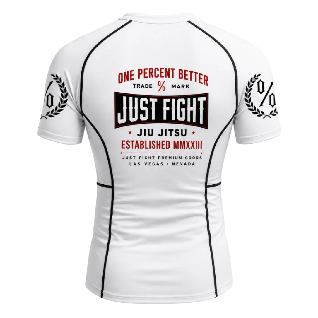 One Percent Better Premium BJJ Rash Guard