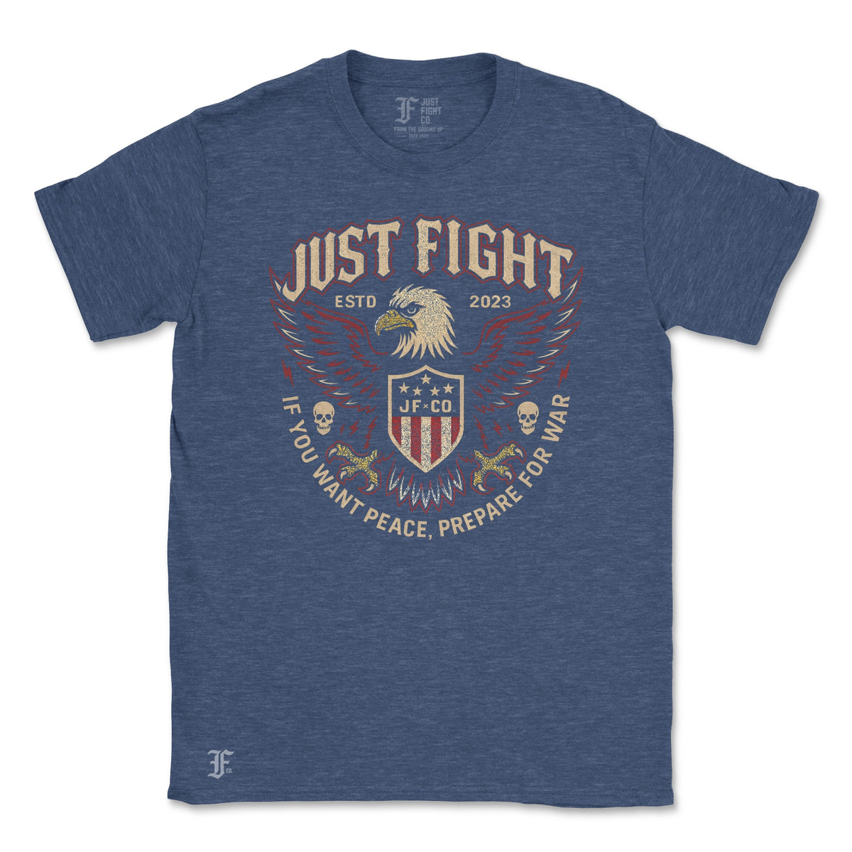 Prepare for War Tee - Heather Blue