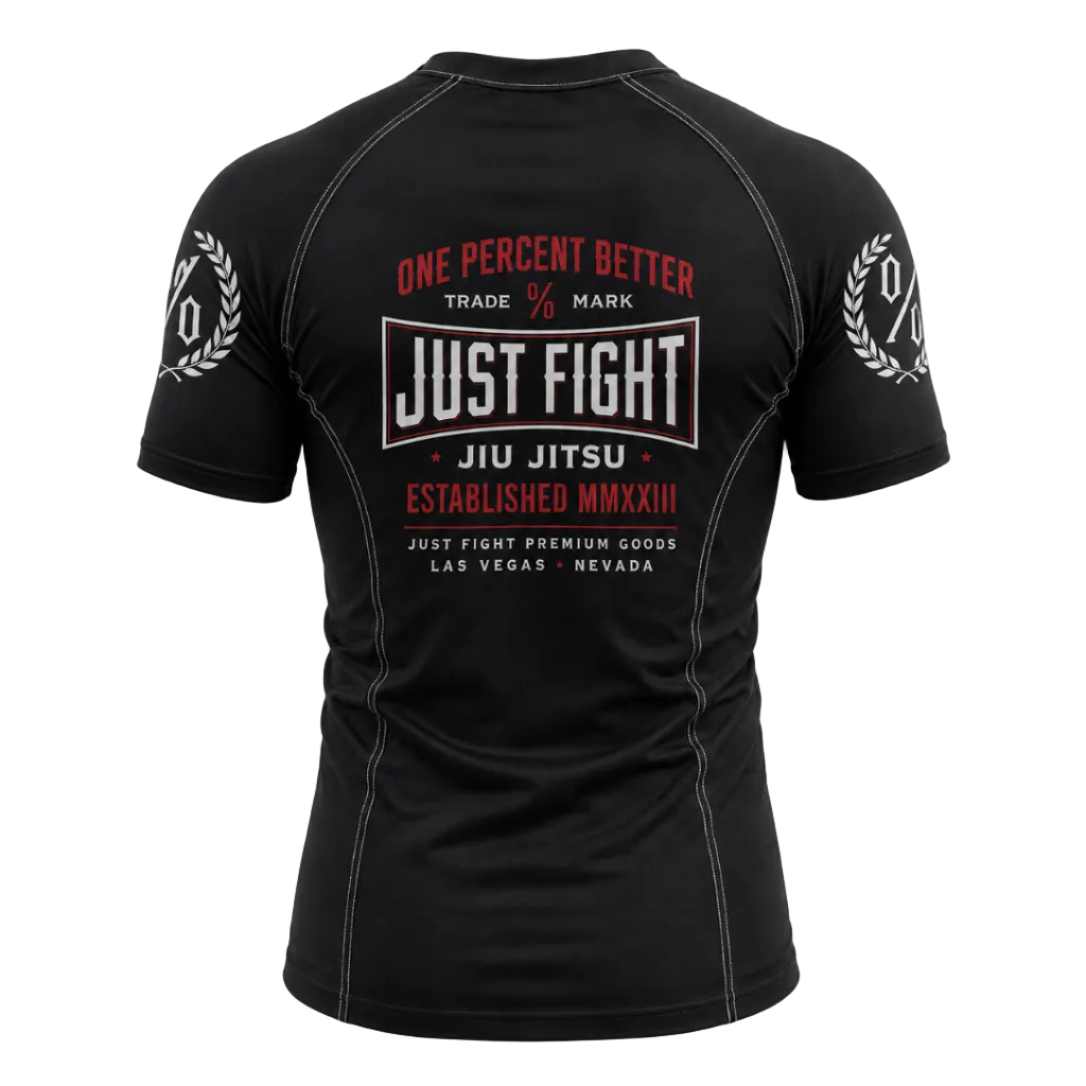 One Percent Better Premium BJJ Rash Guard